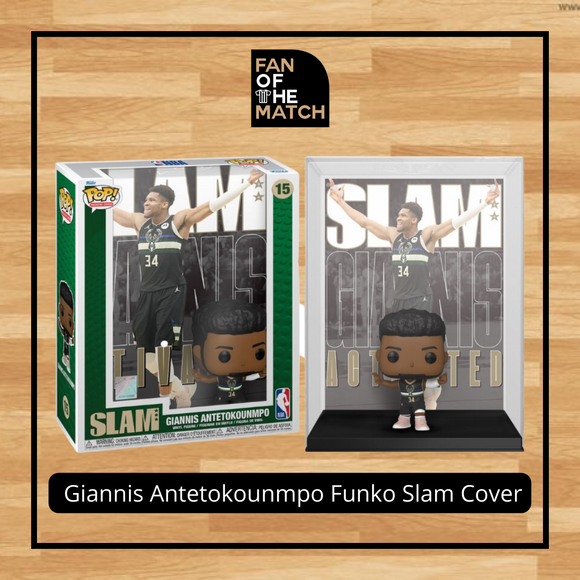 MILWAUKEE BUCKS GIANNIS ANTETOKOUNMPO SLAM COVER FUNKO
