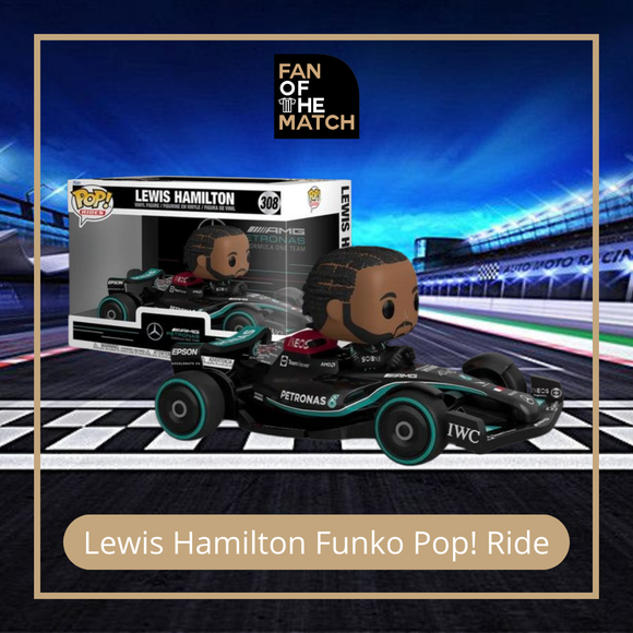 LEWIS HAMILTON FORMULA 1 MERCEDES AMG #308 FUNKO POP! RIDE