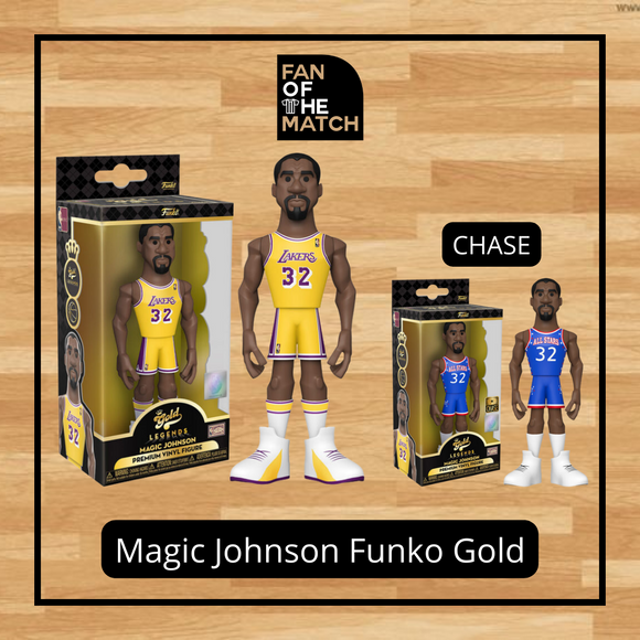 LOS ANGELES LAKERS MAGIC JOHNSON FUNKO GOLD