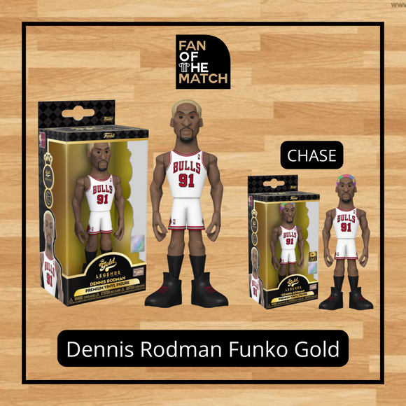 CHICAGO BULLS DENNIS RODMAN FUNKO GOLD