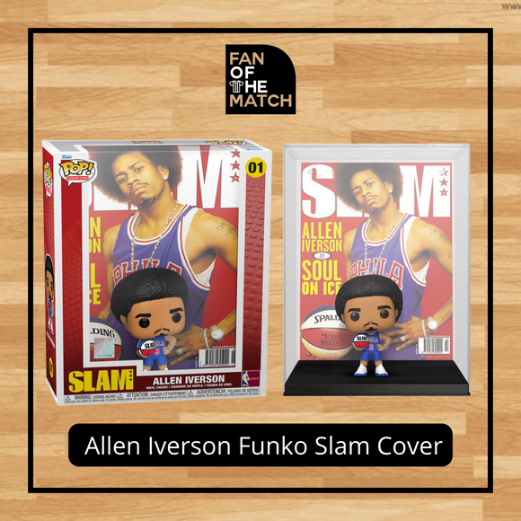 PHILADELPHIA 76ERS ALLEN IVERSON SLAM COVER FUNKO