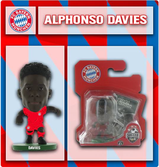 FIGURA SOCCER STARZ BAYERN MUNICH ALPHONSO DAVIES