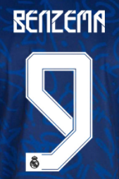 REAL MADRID ESTAMPADO BENZEMA 9 VISITA