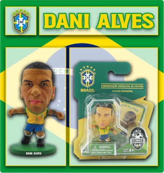 FIGURA SOCCER STARZ BRASIL DANI ALVES