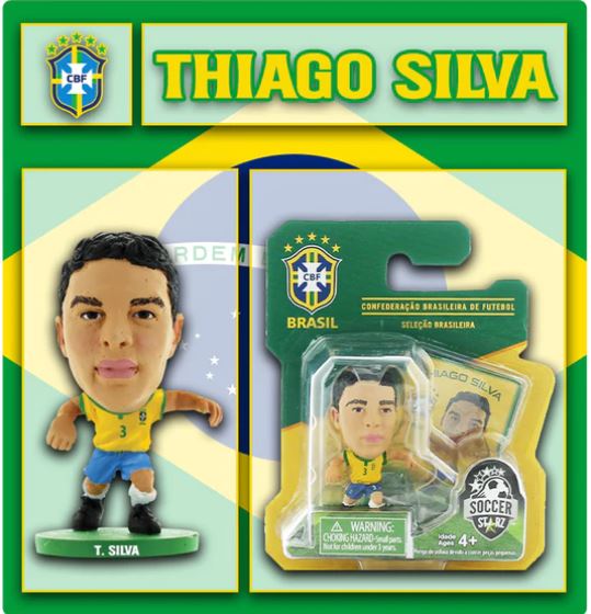 FIGURA SOCCER STARZ BRASIL THIAGO SILVA
