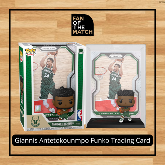 MILWAUKEE BUCKS GIANNIS ANTETOKOUNMPO FUNKO TRADING CARD