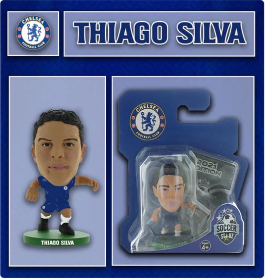 FIGURA SOCCER STARZ CHELSEA THIAGO SILVA