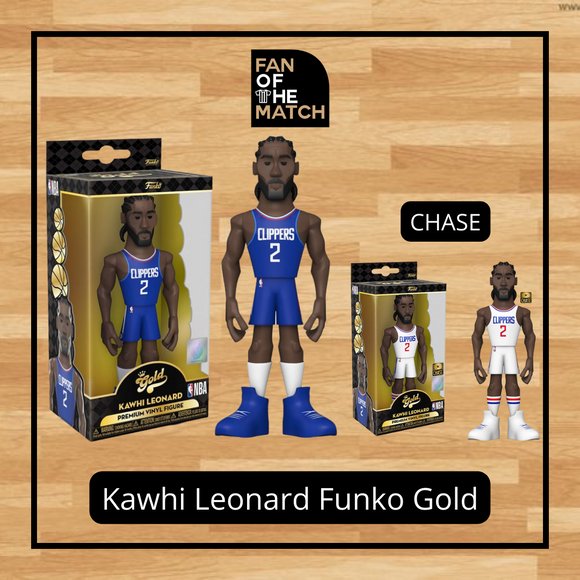 LOS ANGELES CLIPPERS KAWHI LEONARD VINYL GOLD 5 FUNKO