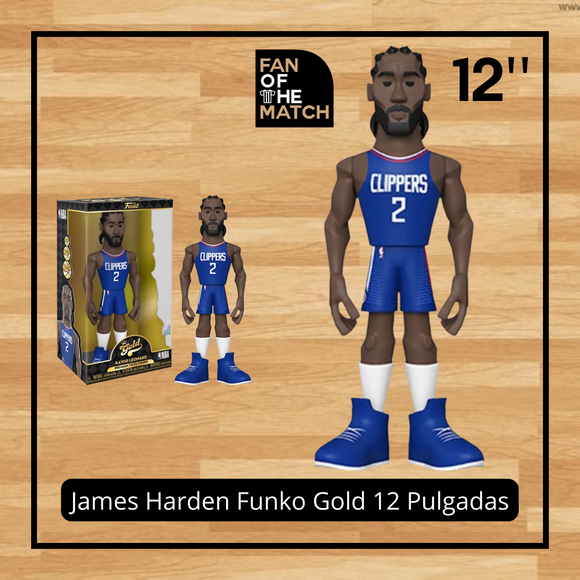 LOS ANGELES CLIPPERS KAWHI LEONARD 12'' VINYL GOLD FUNKO