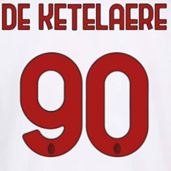 AC MILAN ESTAMPADO 2022-23 DE KETELAERE 90 VISITA