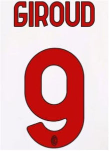 AC MILAN ESTAMPADO 2022-23 GIROUD 9 VISITA