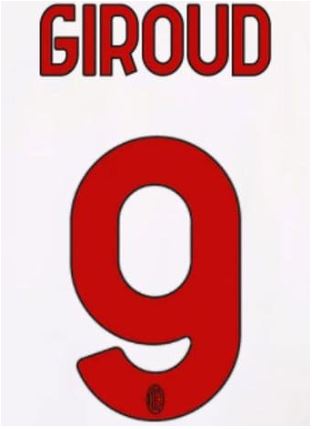 AC MILAN ESTAMPADO 2022-23 GIROUD 9 VISITA