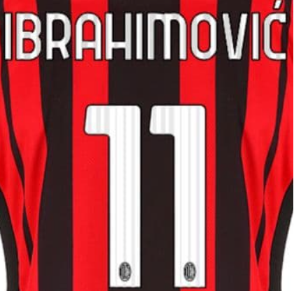 AC MILAN ESTAMPADO 2021-22 IBRAHIMOVIC 11 LOCAL