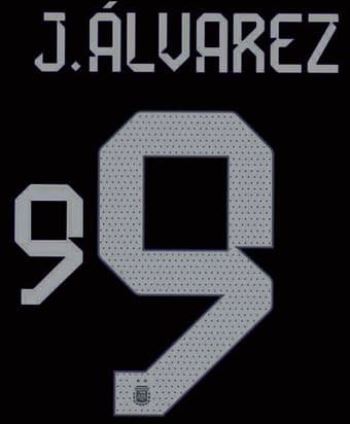 ARGENTINA ESTAMPADO 2022-23 J. ALVAREZ 9 VISITA