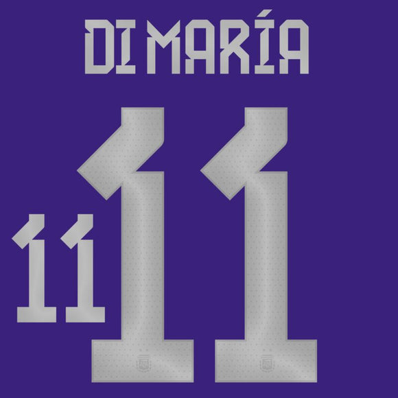 ARGENTINA ESTAMPADO 2022-23 DI MARIA 11 VISITA