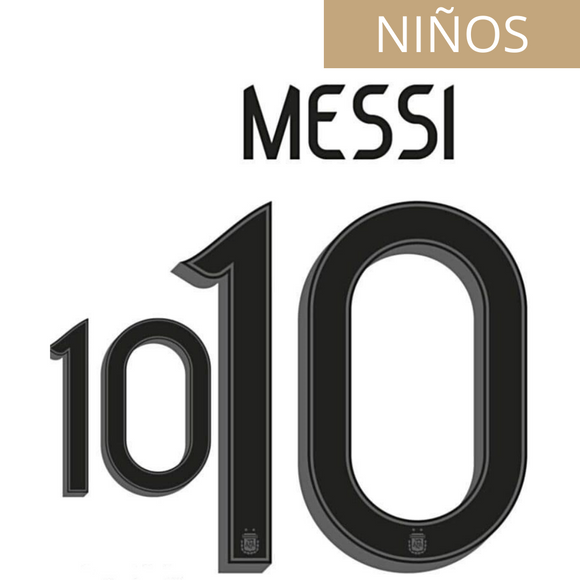 ARGENTINA ESTAMPADO 2020-21 MESSI 10 LOCAL NIÑOS