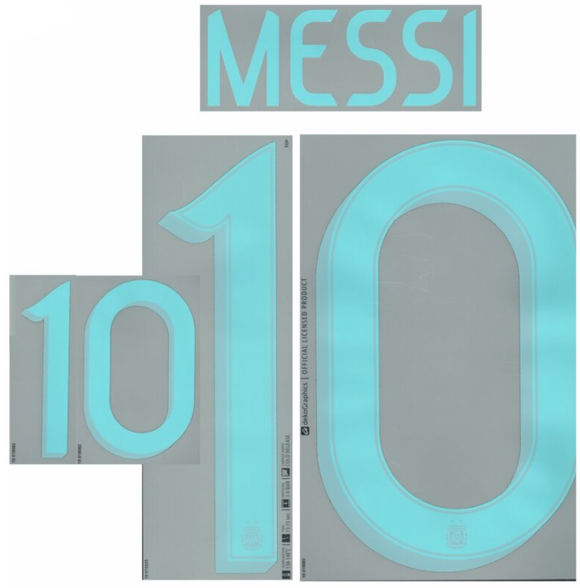 ARGENTINA ESTAMPADO 2020-21 MESSI 10 VISITA