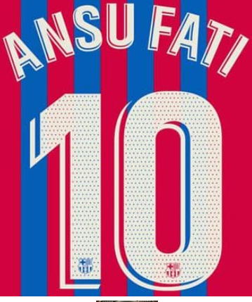 FC BARCELONA ESTAMPADO ANSU FATI 10 LOCAL