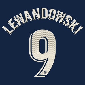 FC BARCELONA ESTAMPADO 2022-23 LEWANDOWSKI 9 LOCAL