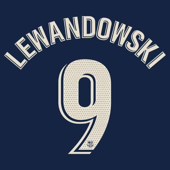 FC BARCELONA ESTAMPADO 2022-23 LEWANDOWSKI 9 LOCAL