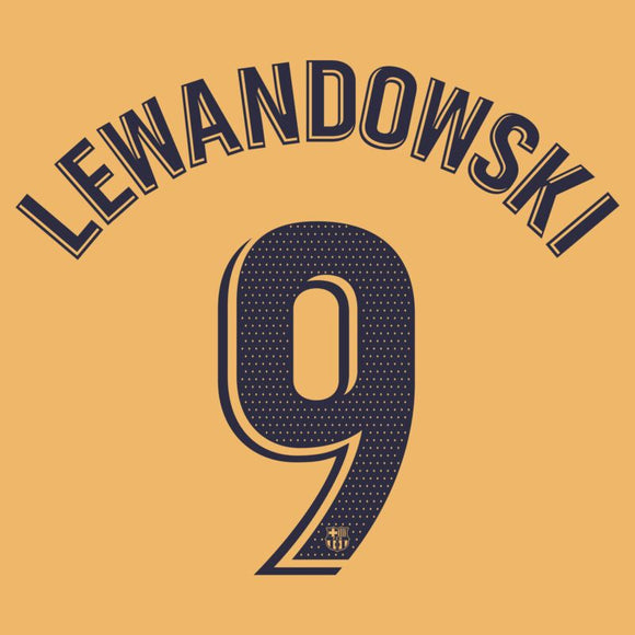 FC BARCELONA ESTAMPADO 2022-23 LEWANDOWSKI 9 VISITA