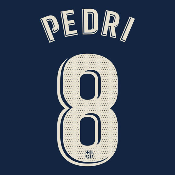 FC BARCELONA ESTAMPADO 2022-23 PEDRI 8 LOCAL