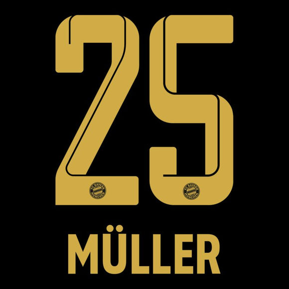 BAYERN MUNICH ESTAMPADO 2022-23 MULLER 25 VISITA
