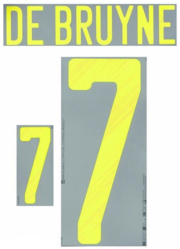 BELGICA ESTAMPADO 2020-21 DE BRUYNE 7 LOCAL