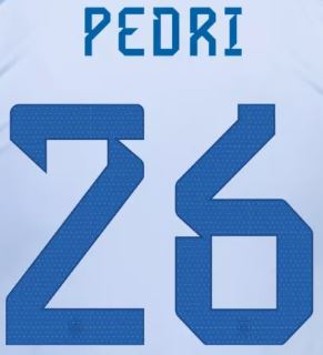 ESPAÑA ESTAMPADO 2022-23 PEDRI 26 VISITA