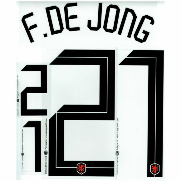 HOLANDA ESTAMPADO 2021-22 F. DE JONG 21 LOCAL