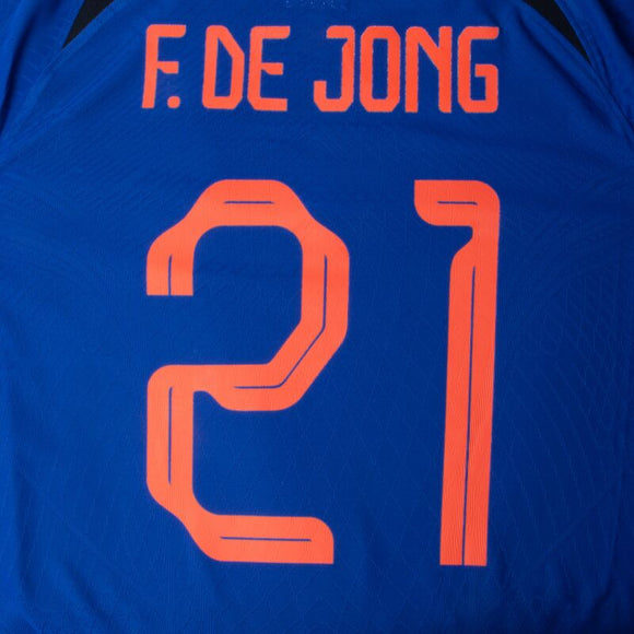 HOLANDA ESTAMPADO 2022-23 F. DE JONG 21 VISITA
