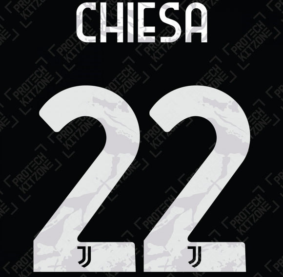 JUVENTUS ESTAMPADO 2021-22 CHIESA 22 VISITA