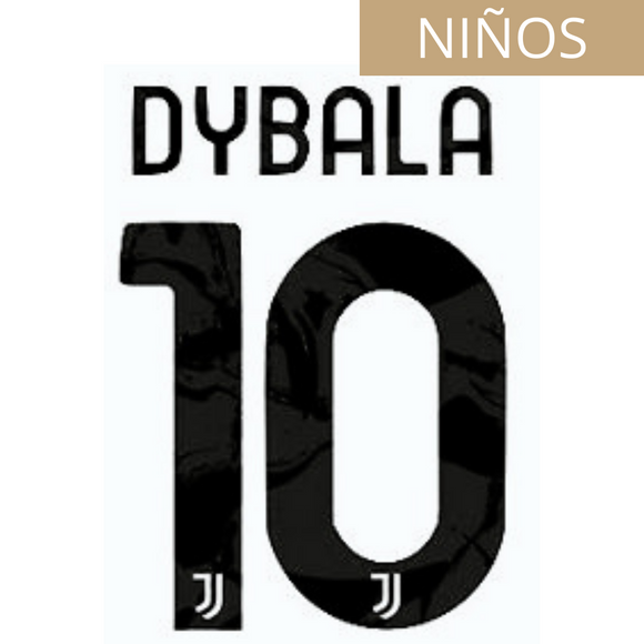 JUVENTUS ESTAMPADO 2021-22 DYBALA 10 LOCAL NIÑOS
