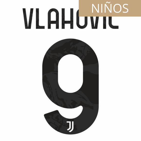 JUVENTUS ESTAMPADO 2022-23 VLAHOVIC 9 LOCAL NIÑOS