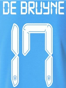 MANCHESTER CITY ESTAMPADO 2021-22 DE BRUYNE 17 COPA LOCAL