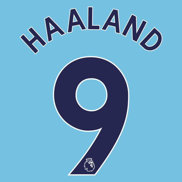 MANCHESTER CITY ESTAMPADO 2022-23 HAALAND 9 LOCAL