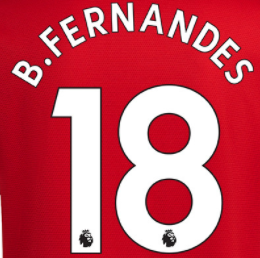 MANCHESTER UNITED ESTAMPADO B. FERNANDES 18 LOCAL – FAN OF THE MATCH
