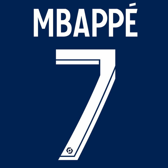 PSG PARIS SAINT GERMAIN ESTAMPADO 2022-23 MBAPPE 7 LOCAL