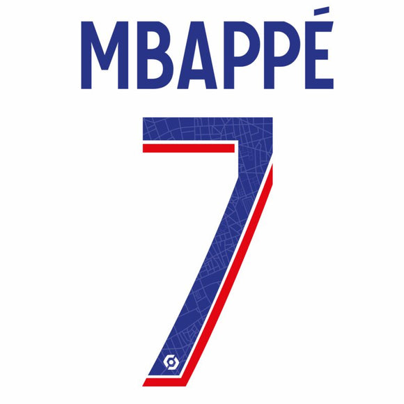 PSG PARIS SAINT GERMAIN ESTAMPADO 2022-23 MBAPPE 7 TERCERA
