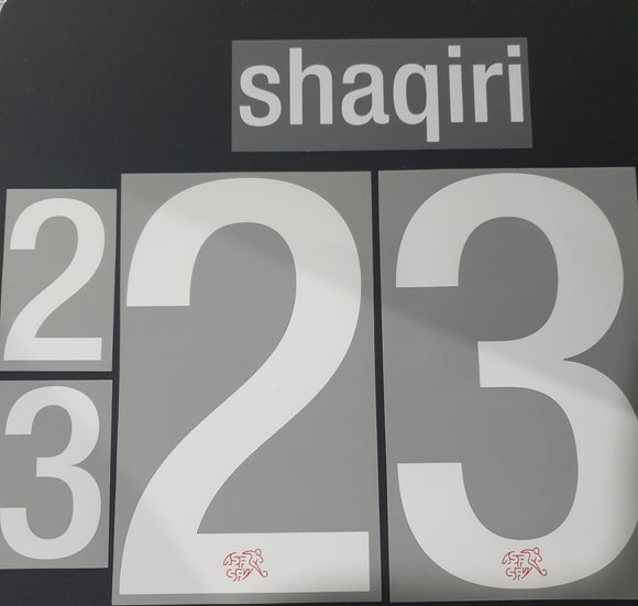 SUIZA ESTAMPADO 2021-22 SHAQIRI 23 LOCAL