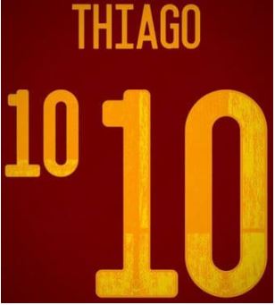ESPAÑA ESTAMPADO 2021-22 THIAGO 10 LOCAL
