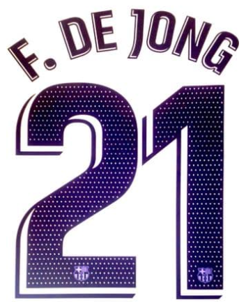FC BARCELONA ESTAMPADO F. DE JONG 21 VISITA