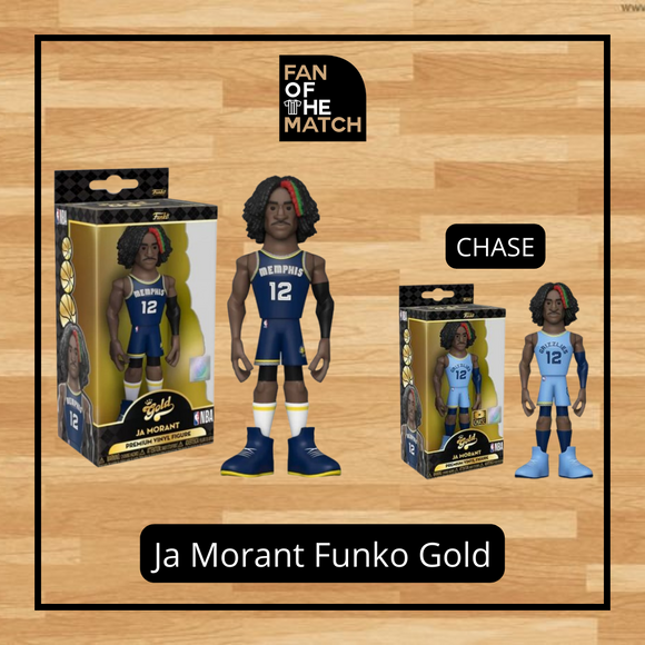 MEMPHIS GRIZZLIES JA MORANT VINYL GOLD 5 FUNKO