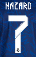 REAL MADRID ESTAMPADO HAZARD 7 VISITA