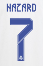 REAL MADRID ESTAMPADO HAZARD 7 LOCAL