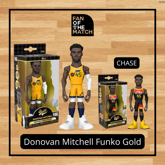 UTAH JAZZ DONOVAN MITCHELL CITY EDITION GOLD 5 FUNKO