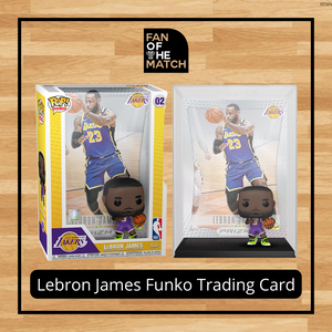 LOS ANGELES LAKERS LEBRON JAMES FUNKO TRADING CARD