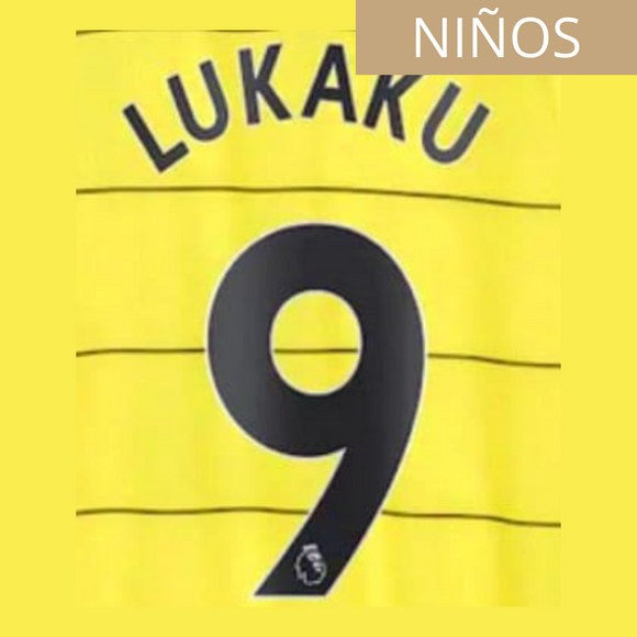 CHELSEA ESTAMPADO LUKAKU 9 VISITA NIÑOS