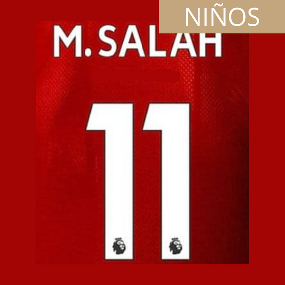 LIVERPOOL ESTAMPADO M. SALAH 11 LOCAL NIÑOS