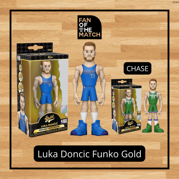 DALLAS MAVERICKS LUKA DONCIC VINYL GOLD 5 FUNKO